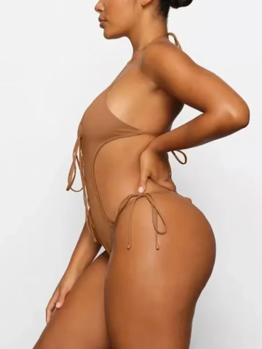 NWT Skims Swim Lace Up Monokini - Size XXLarge